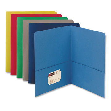 Smead® Two-pocket Folder, Textured Paper, 100-sheet Capacity, 11 X 8.5, Red, 25-box freeshipping - TVN Wholesale